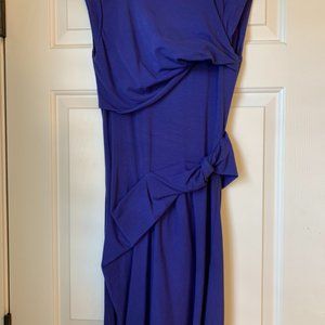 Designer Carven Purple/Royal Blue Dress